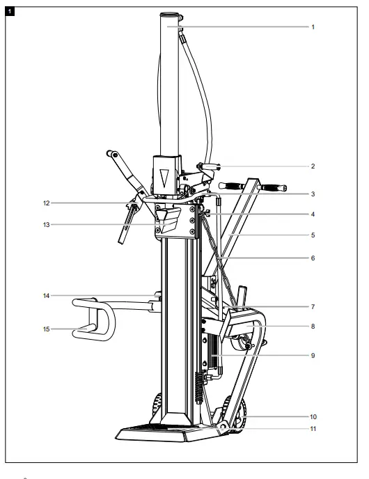 SCHEPPACH-HL1050-Log-splitter-10t-400V-FIG-1