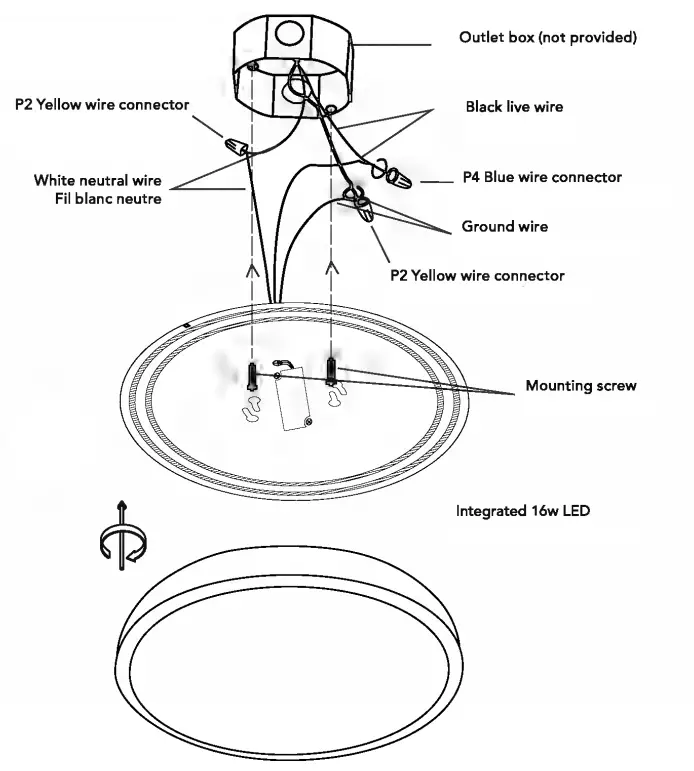 Globe GL60839 Smart Flush Mount - fig 3