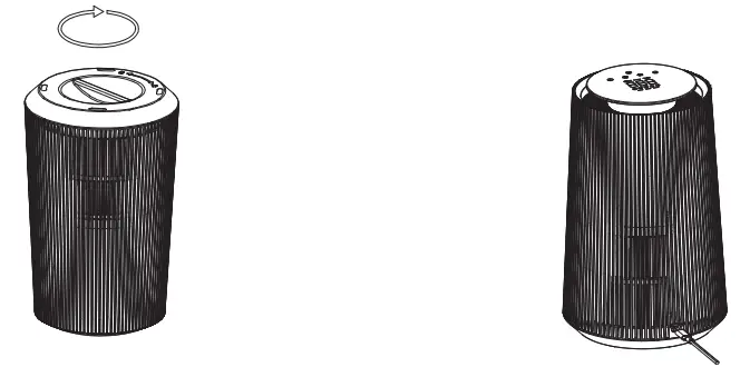 VANSEN 7200A Smart App Air Purifier with UV C Light and AQI Display - First Use3