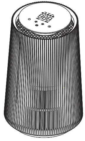 VANSEN 7200A Smart App Air Purifier with UV C Light and AQI Display