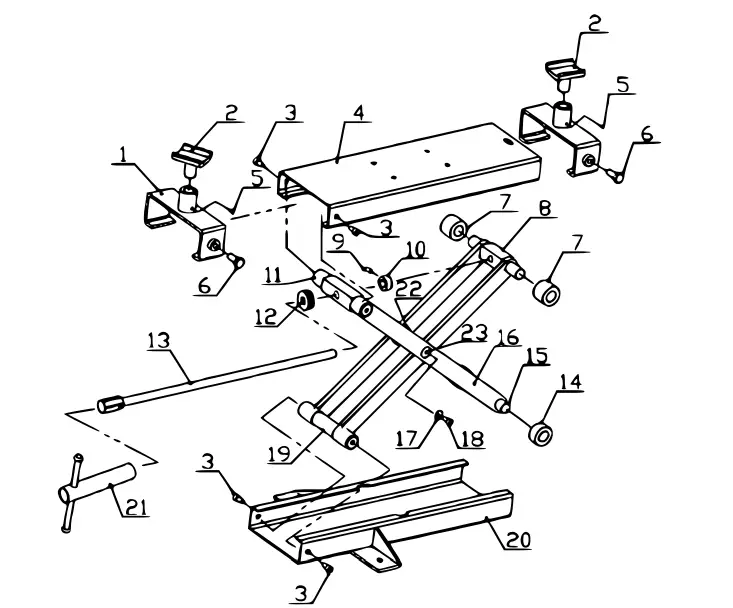 wiltec-50797-Motorcycle-Mini-Lift-1