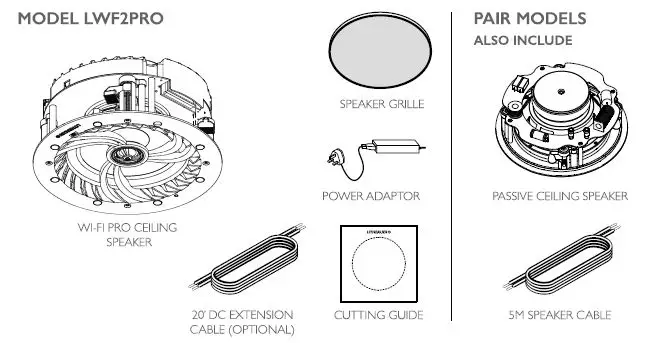 LITHE-AUDIO-06510 Pro-Series-Wi-Fi-Ceiling-Speakers-fig-1