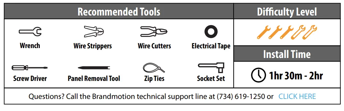 BRANDMOTION TRNS-3110 Transparent Trailer HD Monitor Rear Vision System FIG 1