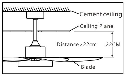 YOUKAIN F3180 Series Ceiling Fan - Figure 5