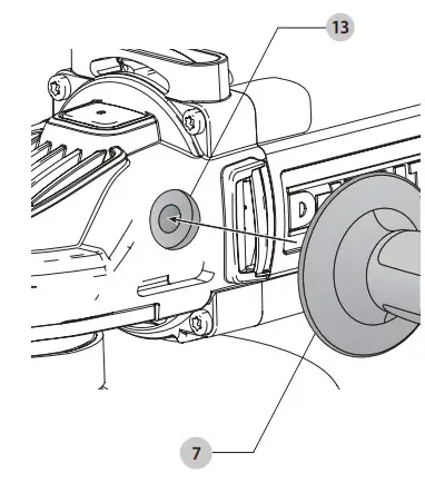 DEWALT DWE490 Large Angle Grinder - 1
