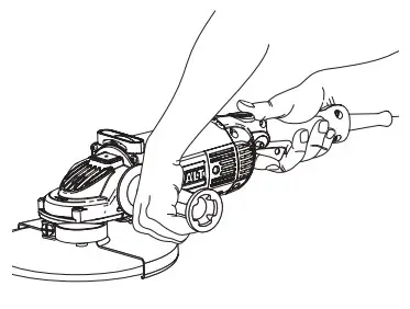 DEWALT DWE490 Large Angle Grinder - fig 6