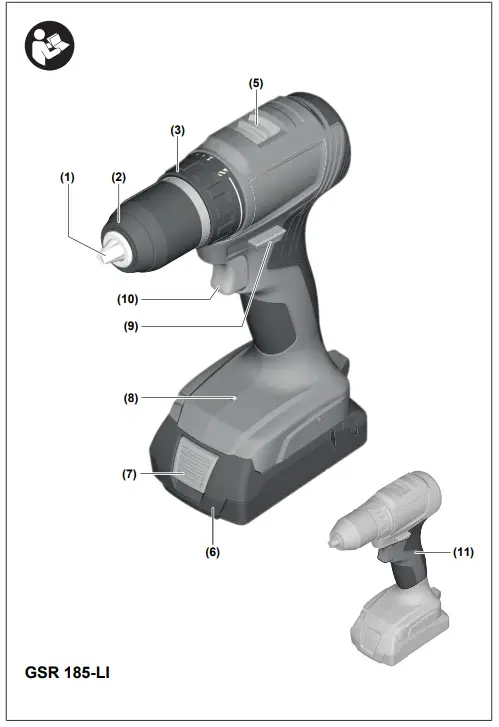 BOSCH-GSR-185-LI-Professional-Cordless-Brushless-Drill-and-Driver-FIG1