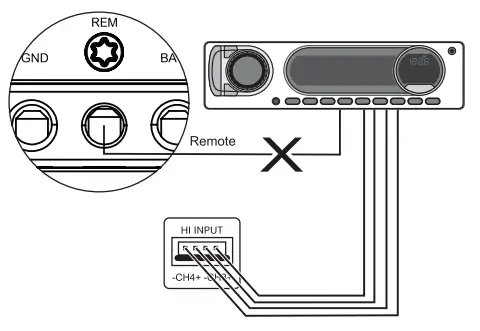 SOUNDIGITAL 3000.1 EVO5 Amplifier - High Level input