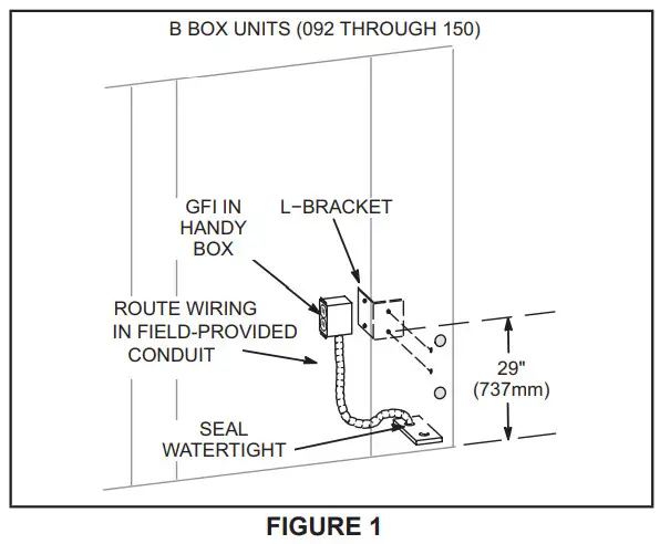 LENNOX LB 101063C GFI Receptacle Kit