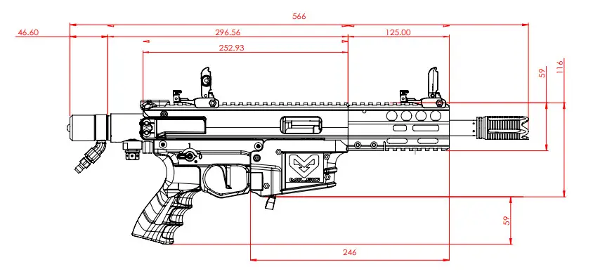 MILSIG M79 Series HPA Foam Dart Blaster - Figure 10