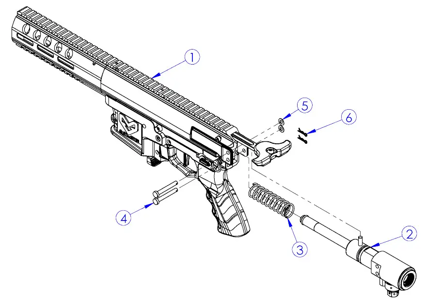 MILSIG M79 Series HPA Foam Dart Blaster - Figure 13