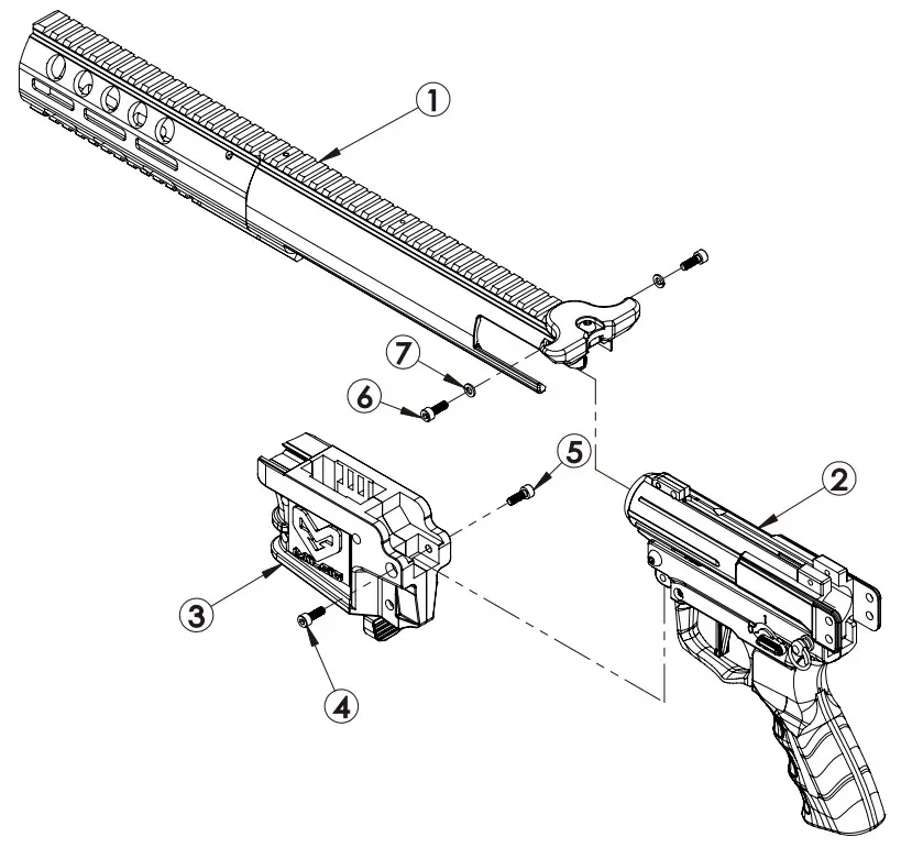 MILSIG M79 Series HPA Foam Dart Blaster - Figure 14