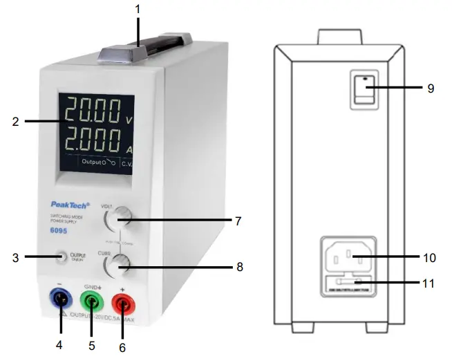 PeakTech-6095-Switching-Mode-Power-Supply-FIG1