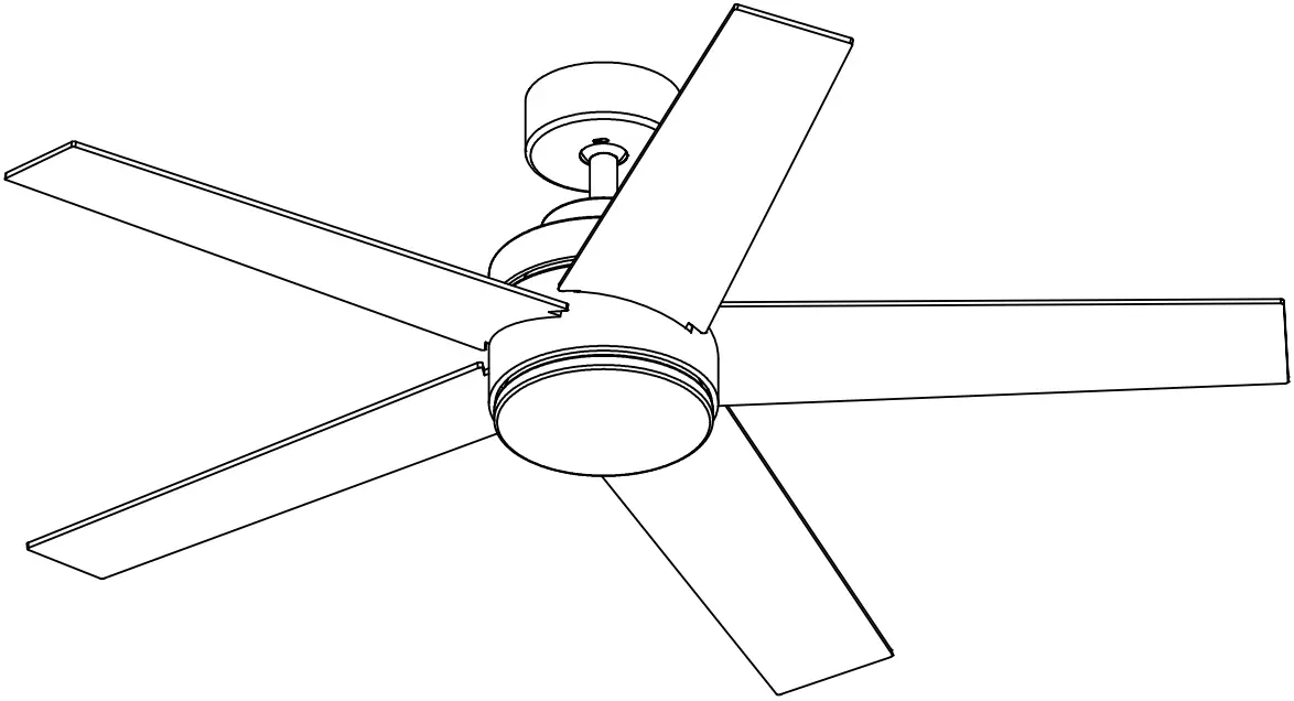 BANSA ROSE 5 Leaf Indoor Ceiling Fan