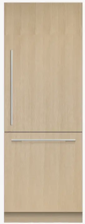 FISHER PAYKEL RS7621WRUK1 Integrated Refrigerator Freezer 76.2cm Ice &amp Water