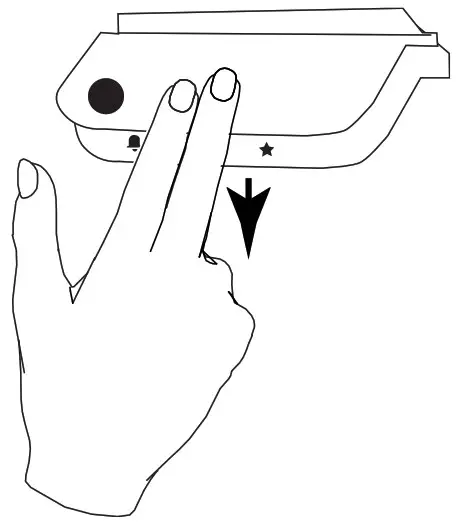 SMART WSE 410 Electric Height Adjustable Wall Stand - To raise the stand 2