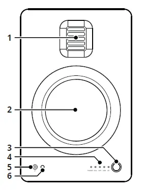 Kanto CA-TUK Powered Speaker with Headphone Out 2