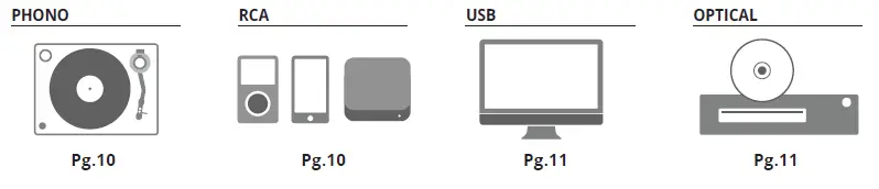 Kanto CA-TUK Powered Speaker with Headphone Out 8