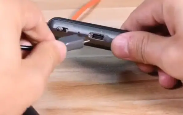 using a type c cable