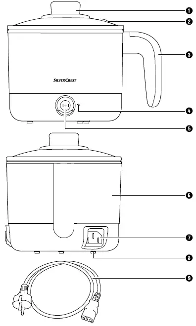 SILVERCREST 600 A1 Electric Cooking Pot 01