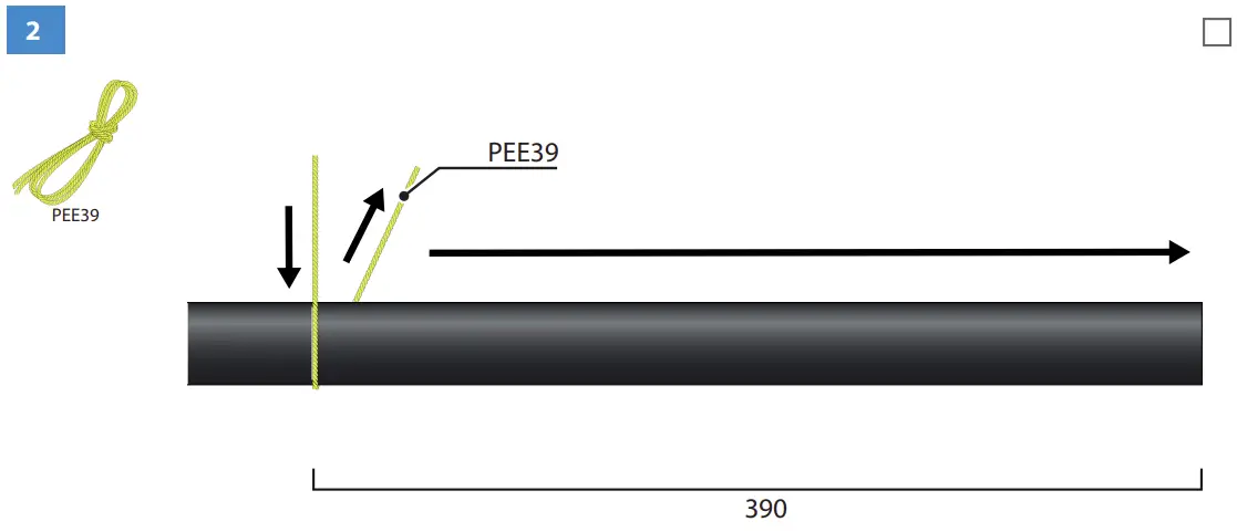 HOTHW1.2404L Heat Shrink Outdoor Term Wire connection