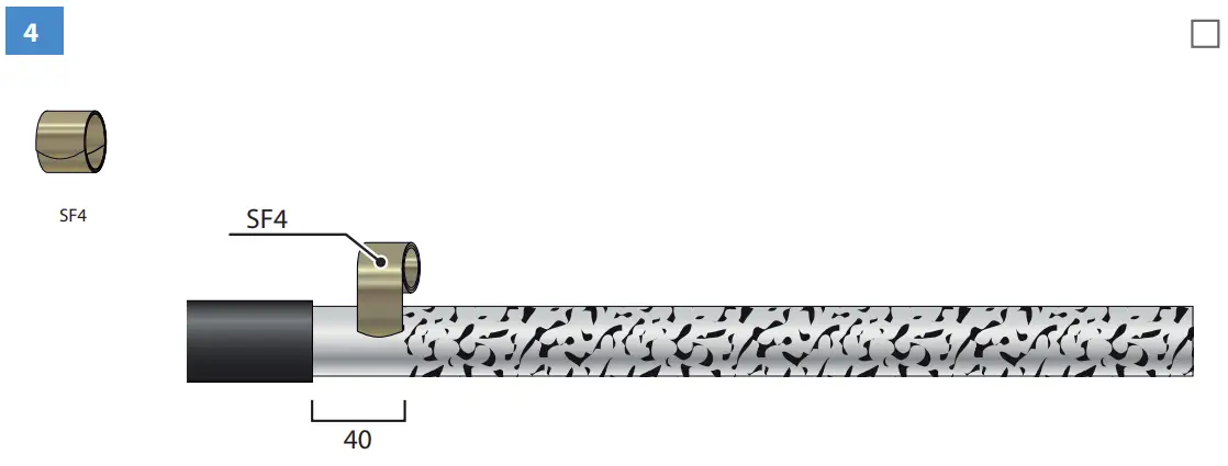 HOTHW1.2404L Heat Shrink Outdoor Term Wire connection