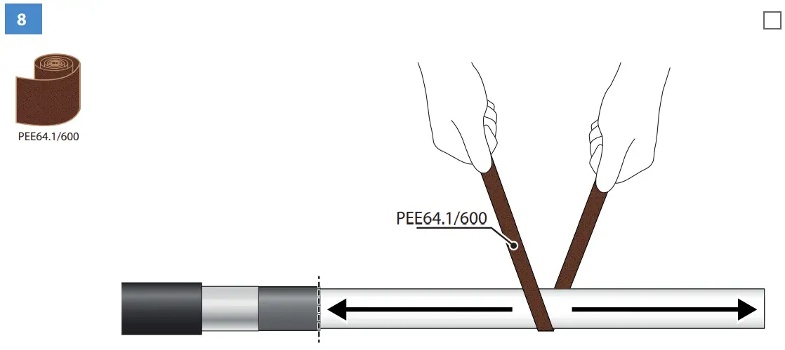 HOTHW1.2404L Heat Shrink Outdoor Term Wire connection