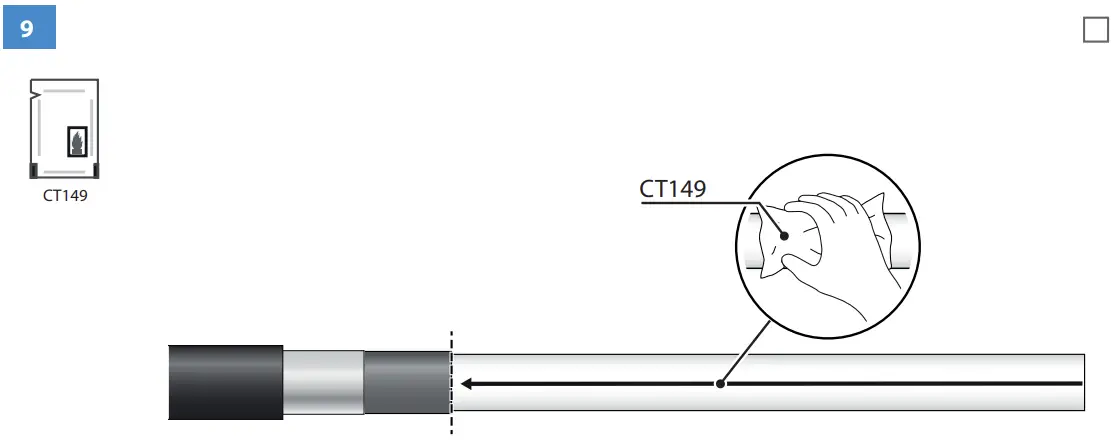 HOTHW1.2404L Heat Shrink Outdoor Term Wire connection