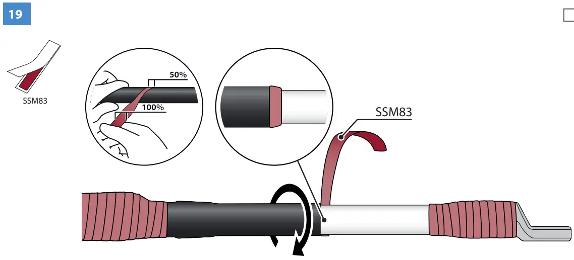 HOTHW1.2404L Heat Shrink Outdoor Term Wire connection