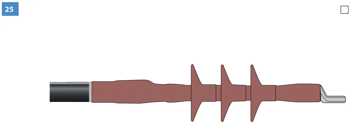 HOTHW1.2404L Heat Shrink Outdoor Term Wire connection