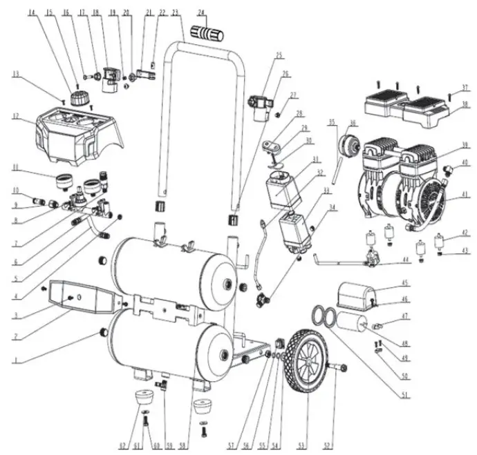 scheppach HC20Si Twin Compressor-6