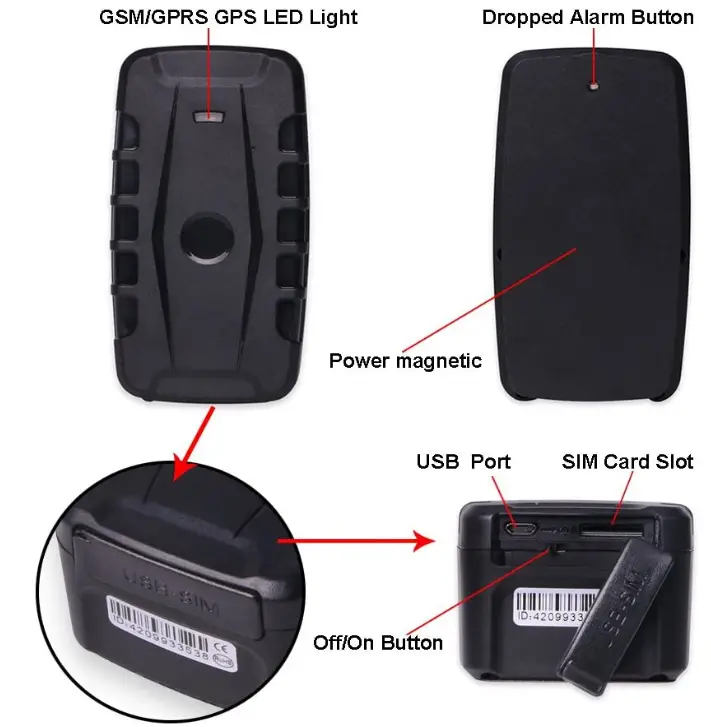 Car GPS Tracker 20000mAh Battery Real Time Tracking (1)