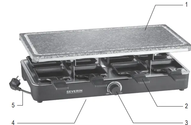 SEVERIN-RG-2372-Raclette-Party-Grill-with-Natural-Grill-Stone-FIG-1