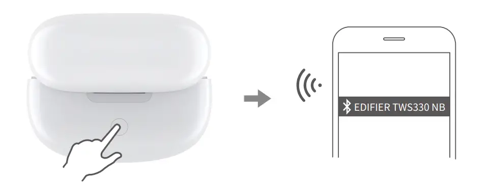 EDIFIER EDF201010 TWS330 - Bluetooth connection