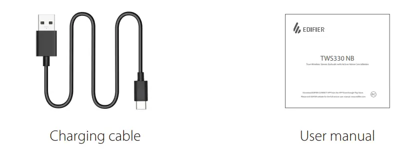 EDIFIER EDF201010 TWS330 - Product Description and Accessories 2