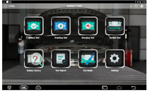 TOPDON BT Mobile Pros 12V Wireless Battery and System Tester - Charging Test