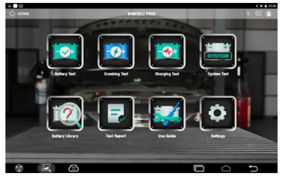 TOPDON BT Mobile Pros 12V Wireless Battery and System Tester - Cranking Test