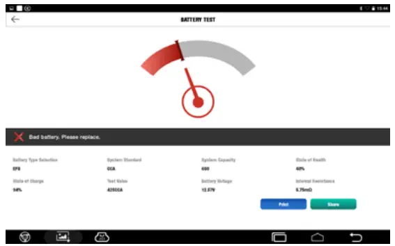 TOPDON BT Mobile Pros 12V Wireless Battery and System Tester - seconds for results