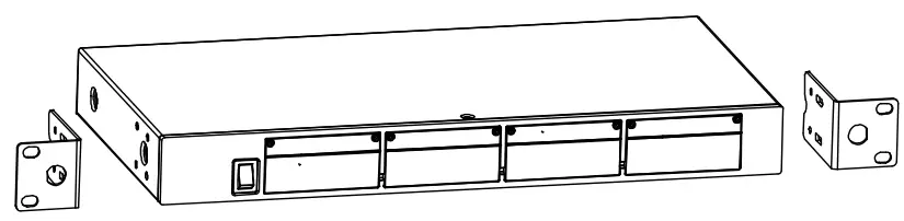 CHIAYO QR 4000N UHF 19 Inch Quad Channel Wireless Modular Receiver - fig 6
