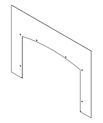 SBi 32 50 Inch Cuttable Faceplate-fig