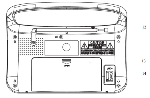 AKAI APR-85BT Portable Radio with Bluetooth - fig2