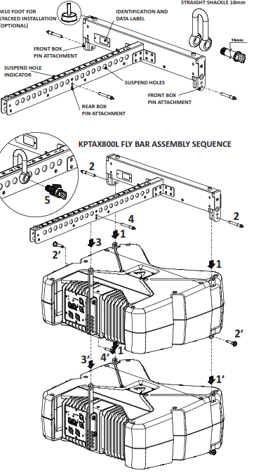 AXIOM AX800A NEO Active Vertical Array Loudspeaker - 12