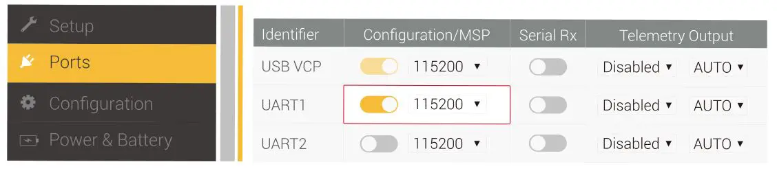 WALKSNAIL Avatar Mini 1S Kit - Solder the white and gray wires of the 6 pin cable to the flight controller