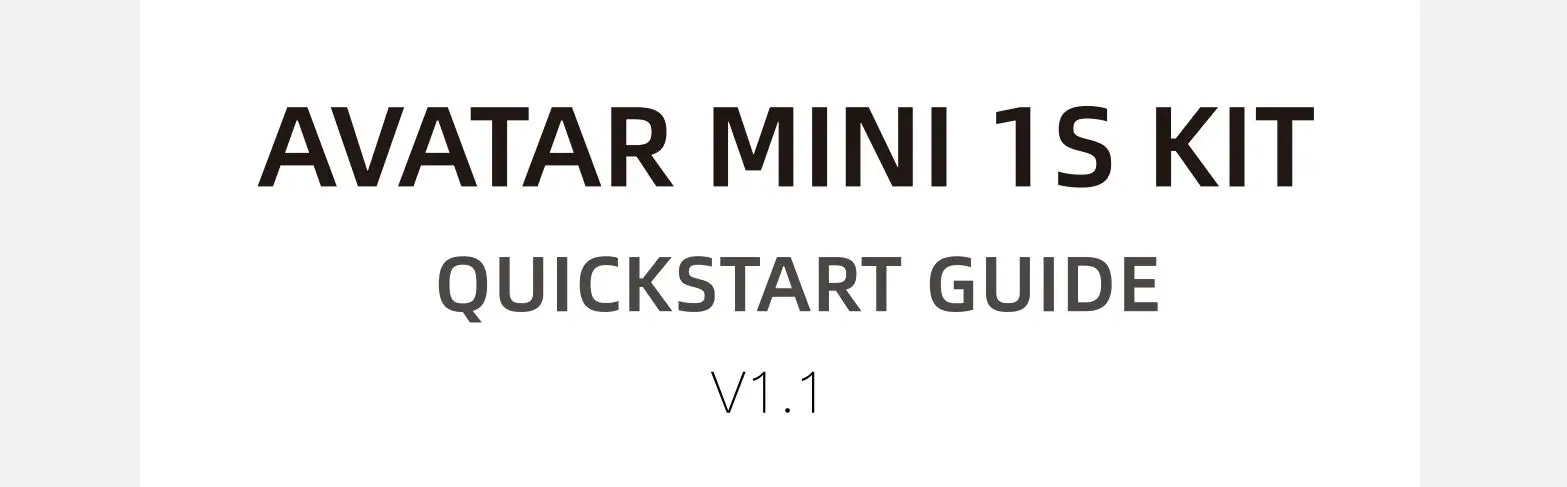 WALKSNAIL Avatar Mini 1S Kit User Guide