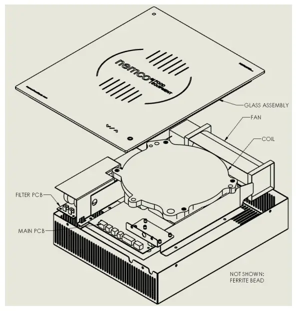nemco 9110A C Touch Series Drop In Induction Warmers and Ranges - Parts List