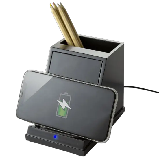 VICTOR TECHNOLOGY CS100 Wireless Phone Charger With Pencil Cup