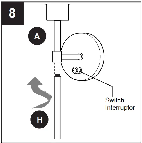 allen roth WS65 1BNK Donaham 1 Light Matte Black Transitional Wall Sconce-fig10