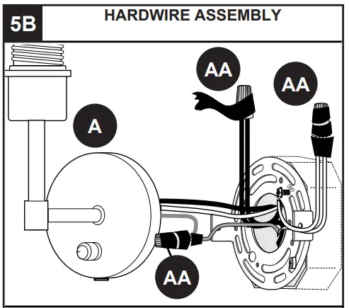 allen roth WS65 1BNK Donaham 1 Light Matte Black Transitional Wall Sconce-fig8