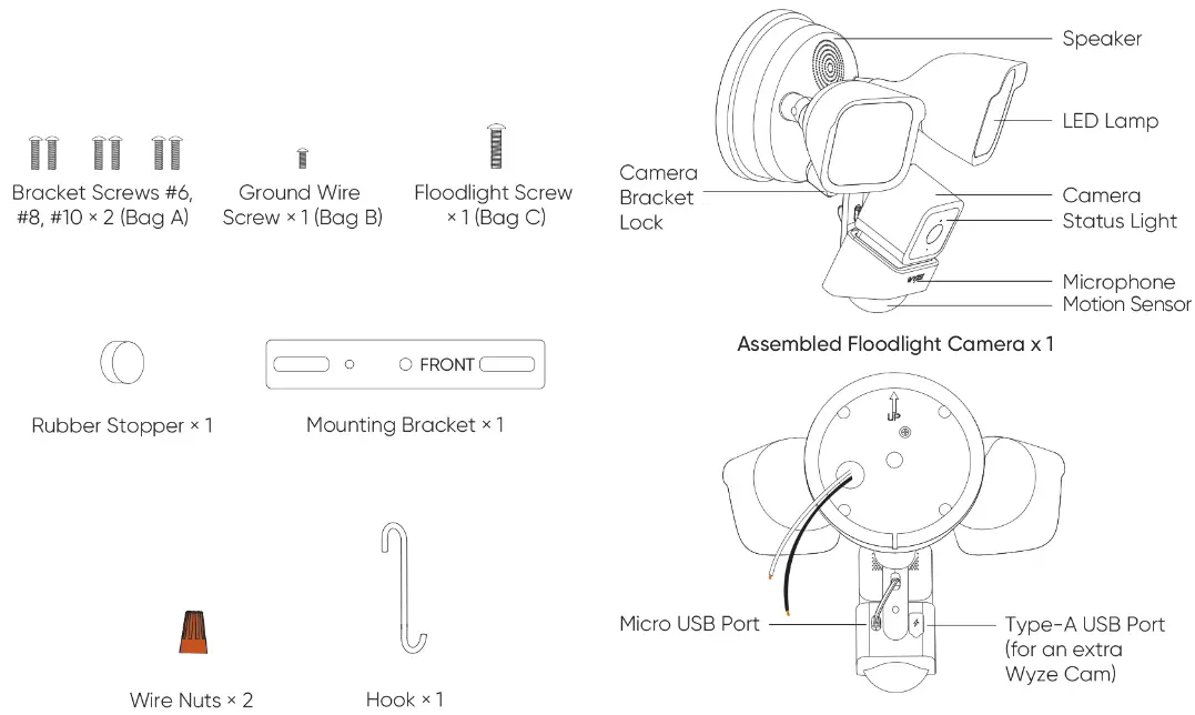 WYZE Cam Floodlight - Figure 1