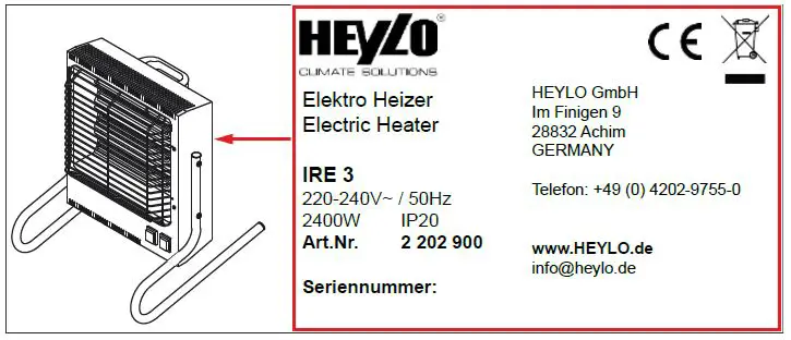 HEYLO-2202900-Infrared-Electric-Heater-fig 1